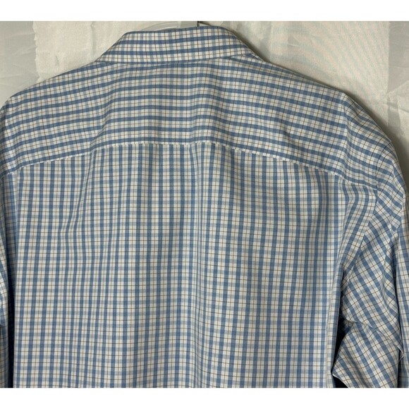 Untuckit Shirt Men's XXXL Check/Plaid Button Up Roodeberg Wrinkle Free Cotton - Picture 4 of 13